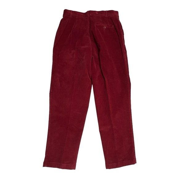 L.L. Bean Corduroy Red Pants Size 12PET - Picture 2 of 9